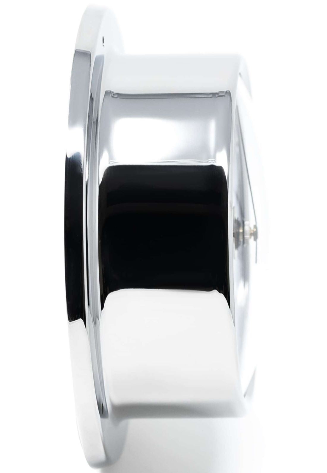 Barigo Tempo Quartz Clock 683RFPO – Polished Stainless Steel (110 mm)