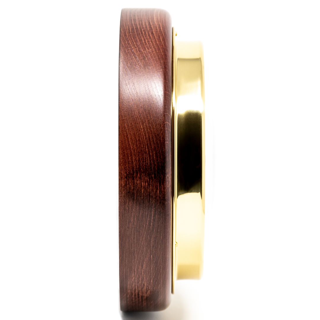 Mahogany & Brass 170mm Tide only Clock
