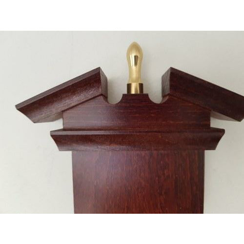Traditional Banjo Mahogany 540mm Weatherstation -3 in 1 - Hygrometer + Barometer + Thermometer