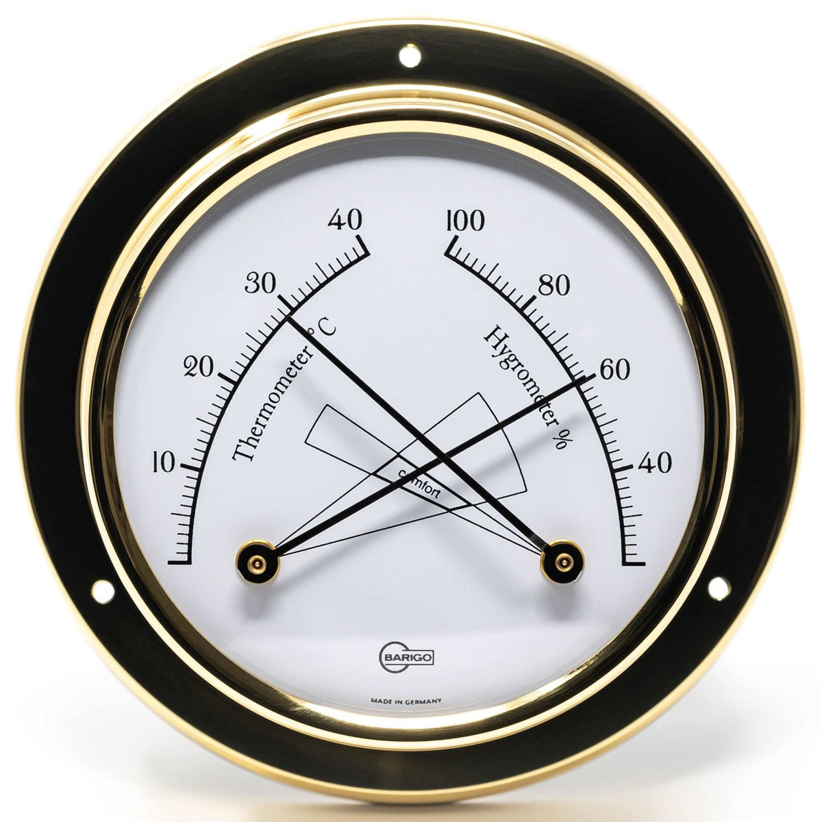 Barigo Regatta Barometer 184MS – Polished Brass (125 mm)