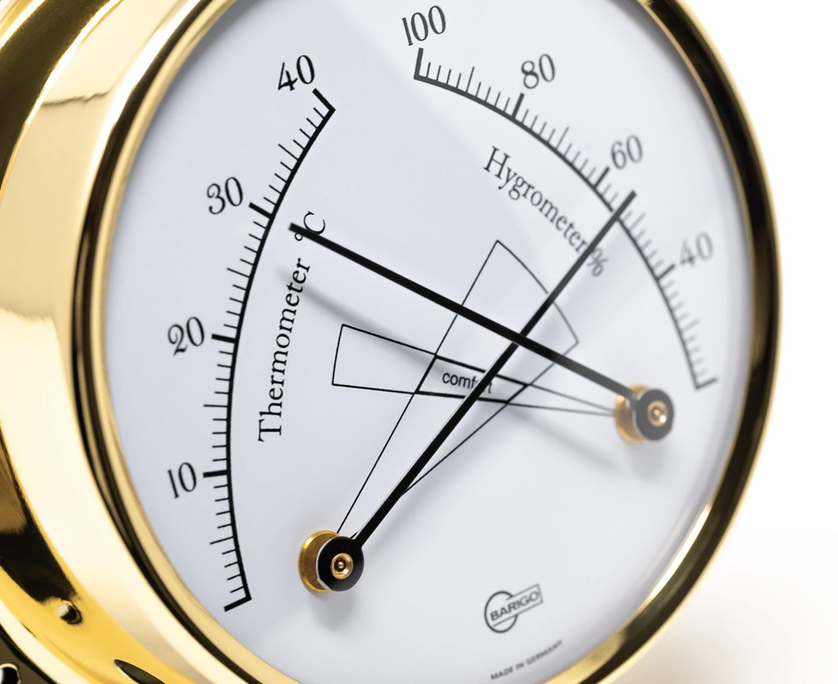 Barigo Regatta Barometer 184MS – Polished Brass (125 mm)
