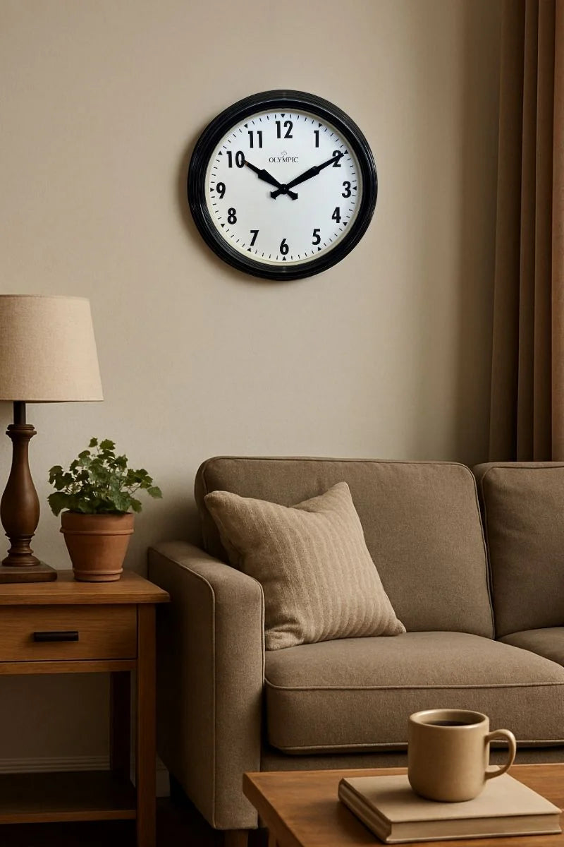 Classic Railway Station Wall Clock – 32cm