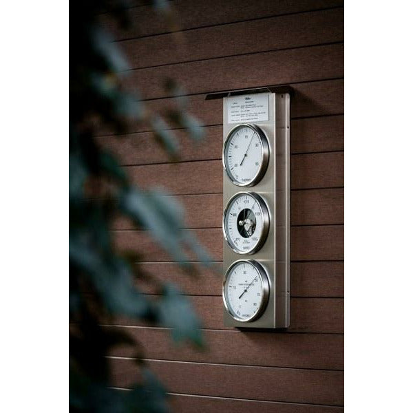 Impressive Indoor &amp; Outdoor Weatherstation- 3 in 1 - Hygrometer + Barometer + Thermometer